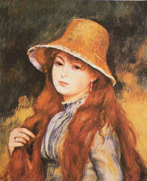 Girl and Golden Hat